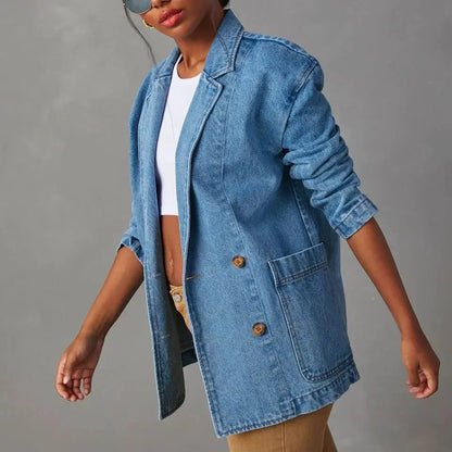 Émilienne - Blazer en denim