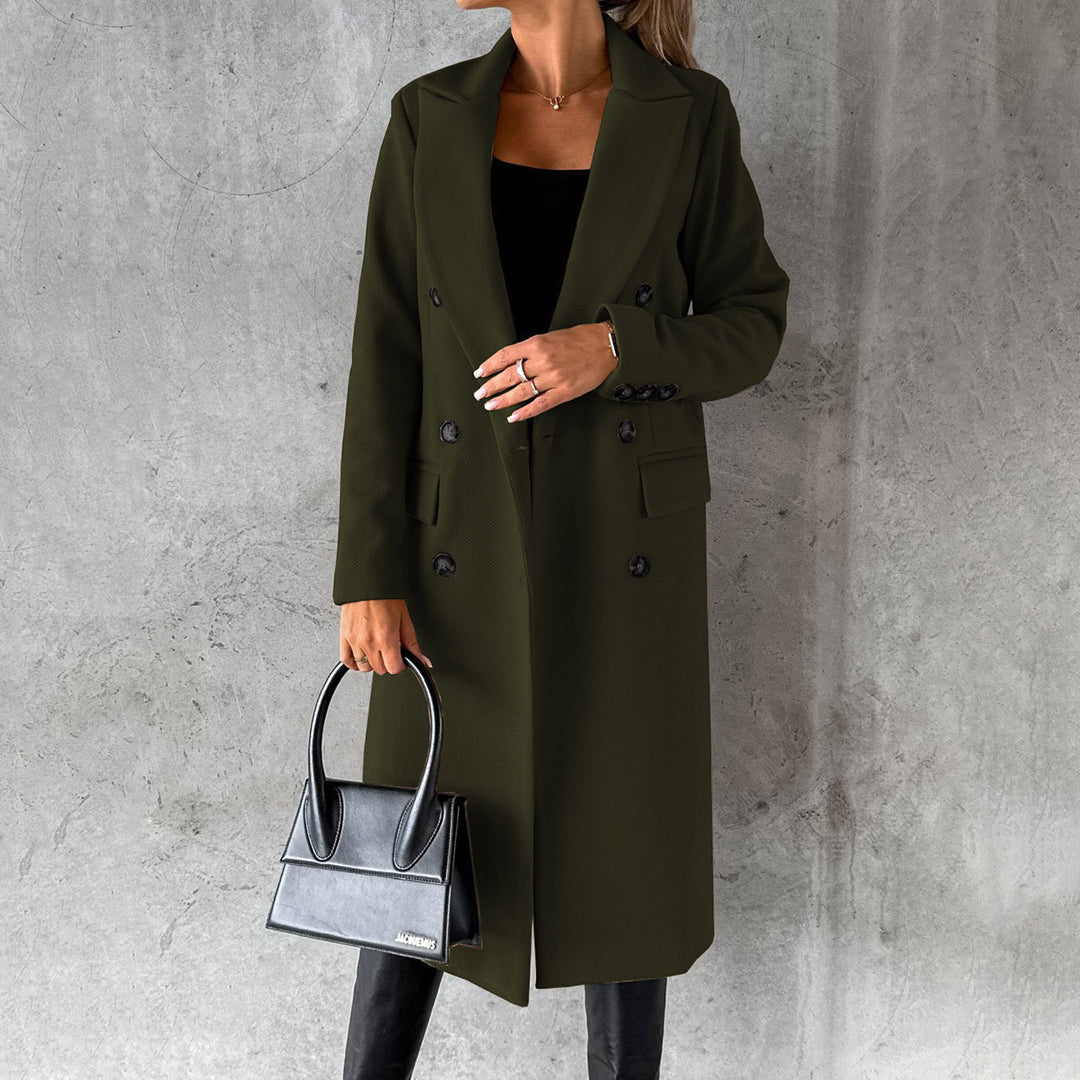 Clara - Manteau Double Boutonnage pour Femme
