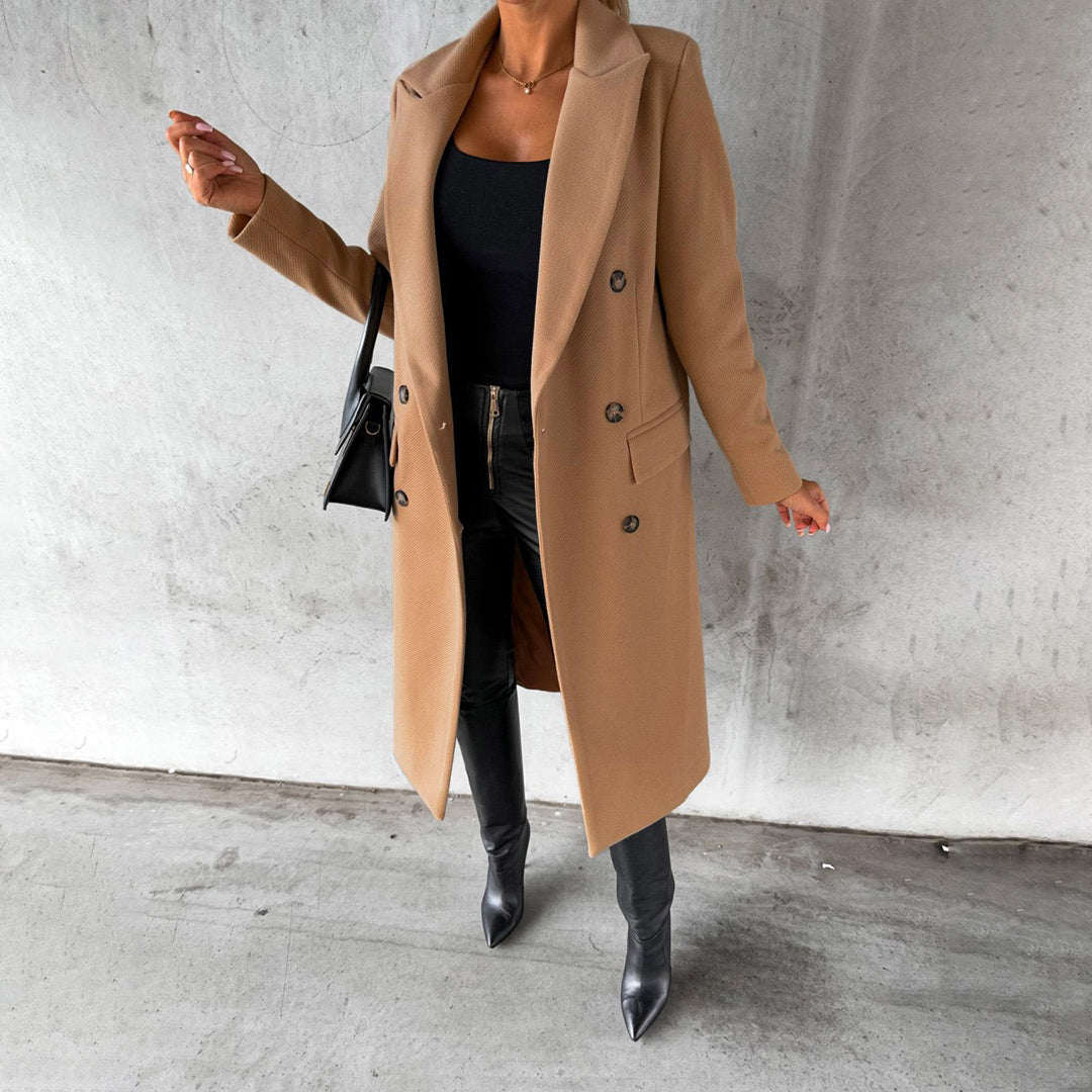 Clara - Manteau Double Boutonnage pour Femme