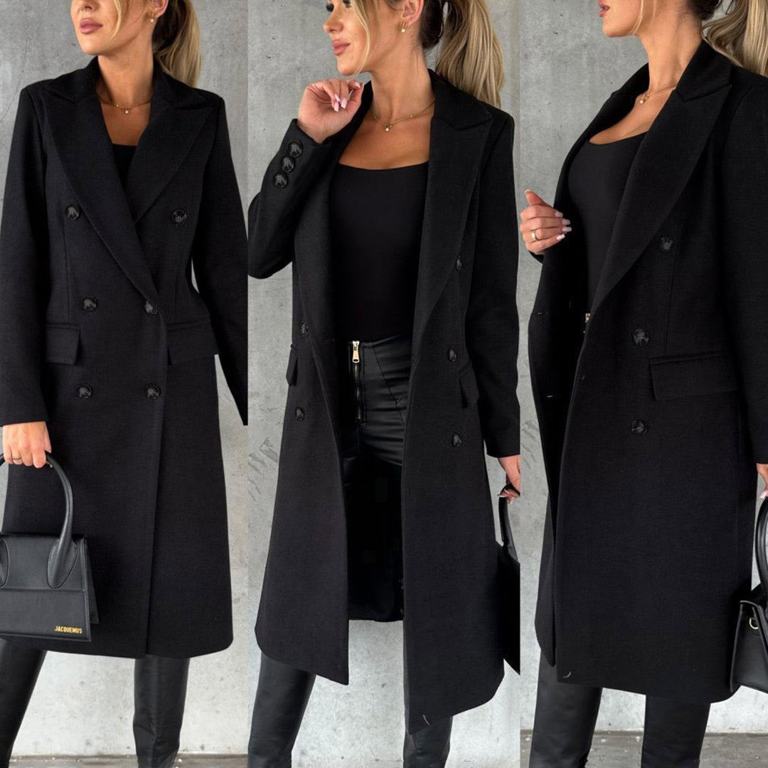 Clara - Manteau Double Boutonnage pour Femme