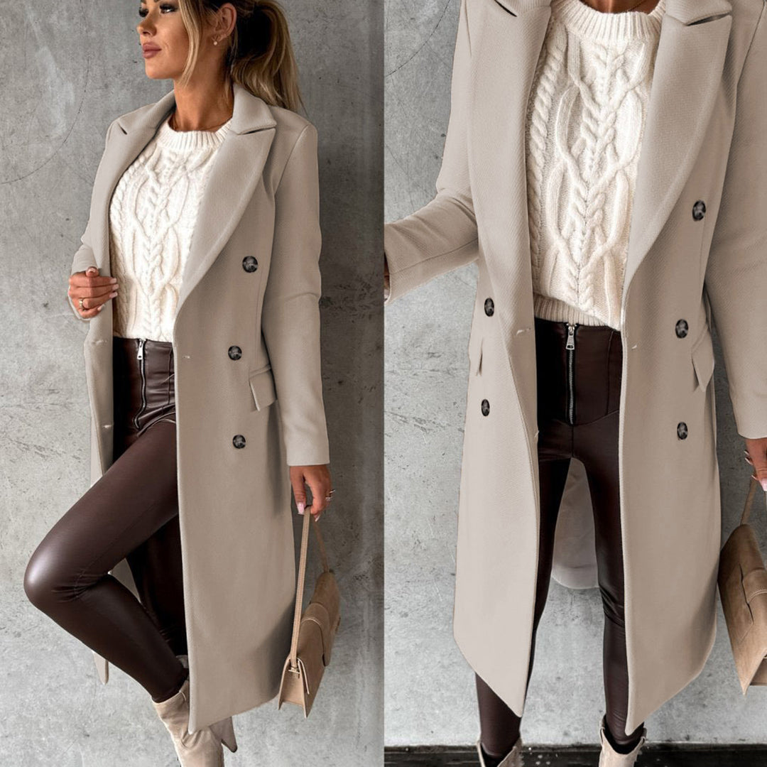 Clara - Manteau Double Boutonnage pour Femme