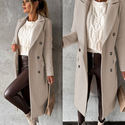 Clara - Manteau Double Boutonnage pour Femme