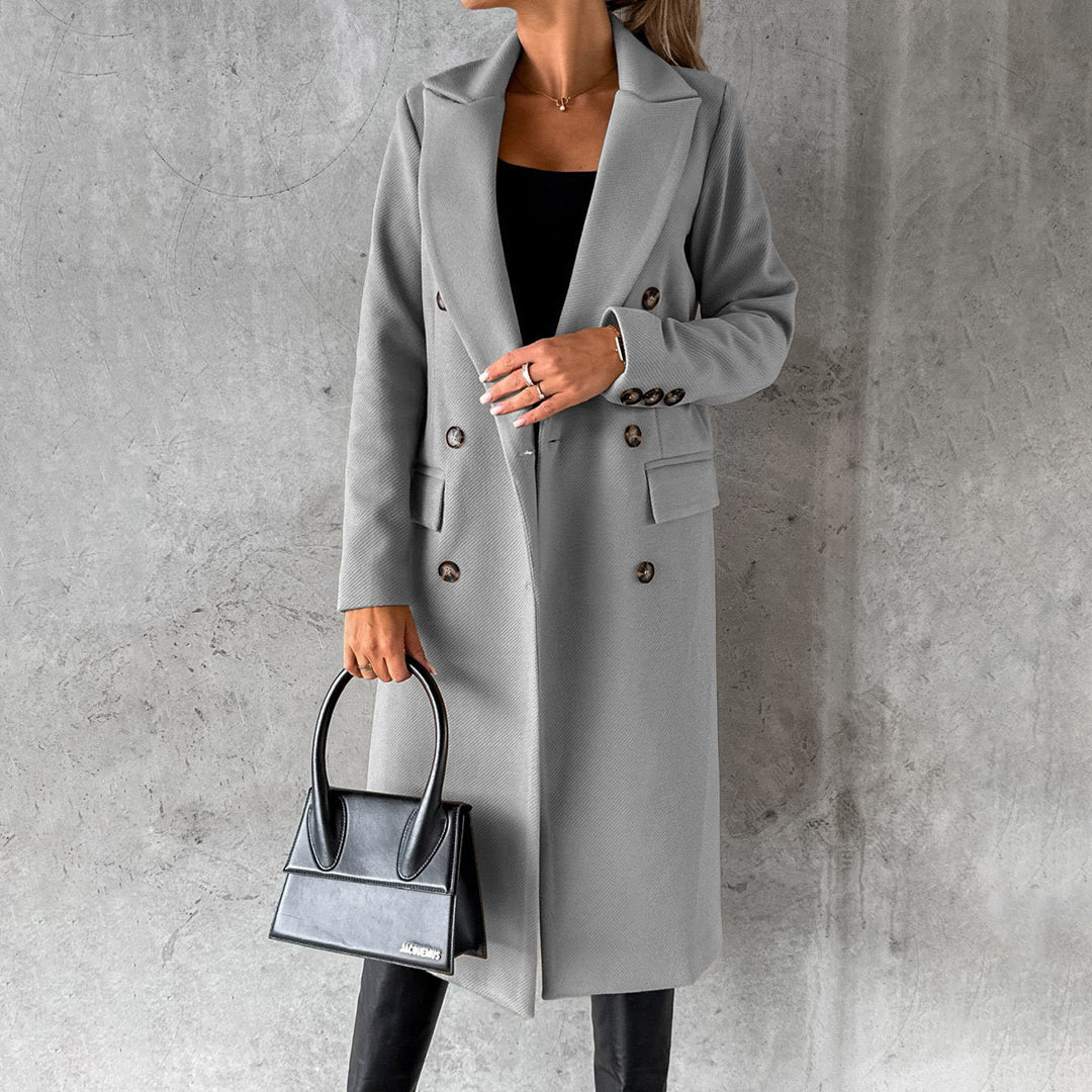 Clara - Manteau Double Boutonnage pour Femme