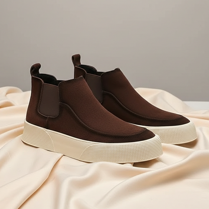 Théophile - Bottes Chelsea en Daim Matteo pour Homme