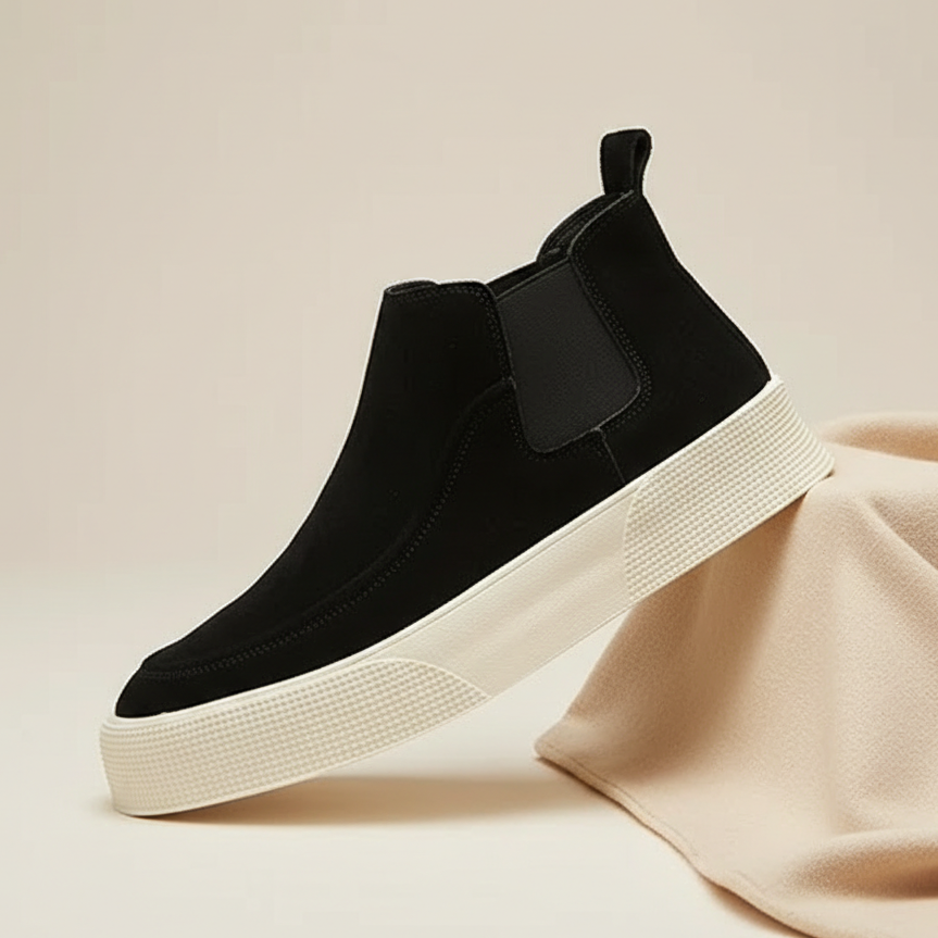 Théophile - Bottes Chelsea en Daim Matteo pour Homme