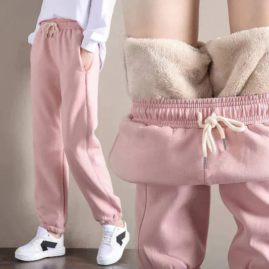 Amande - Pantalon de Sport d'Hiver avec Doublure Douce en Fleece