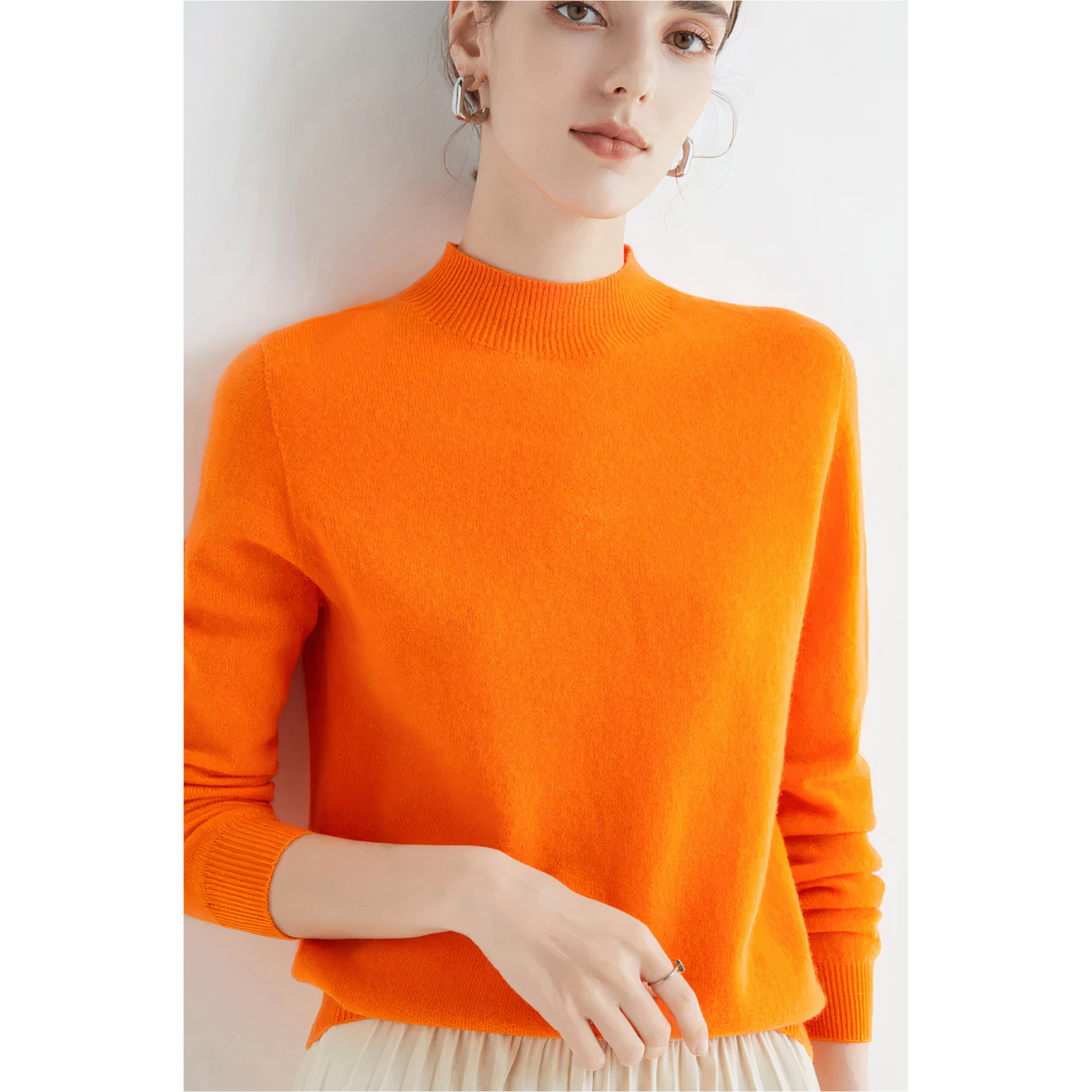 Maëlys - Pull col roulé classique