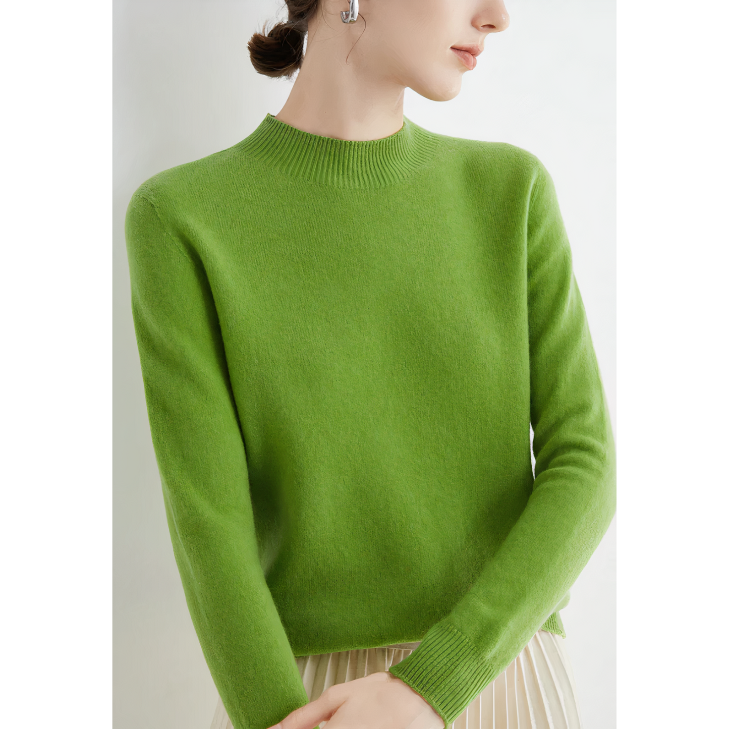 Maëlys - Pull col roulé classique