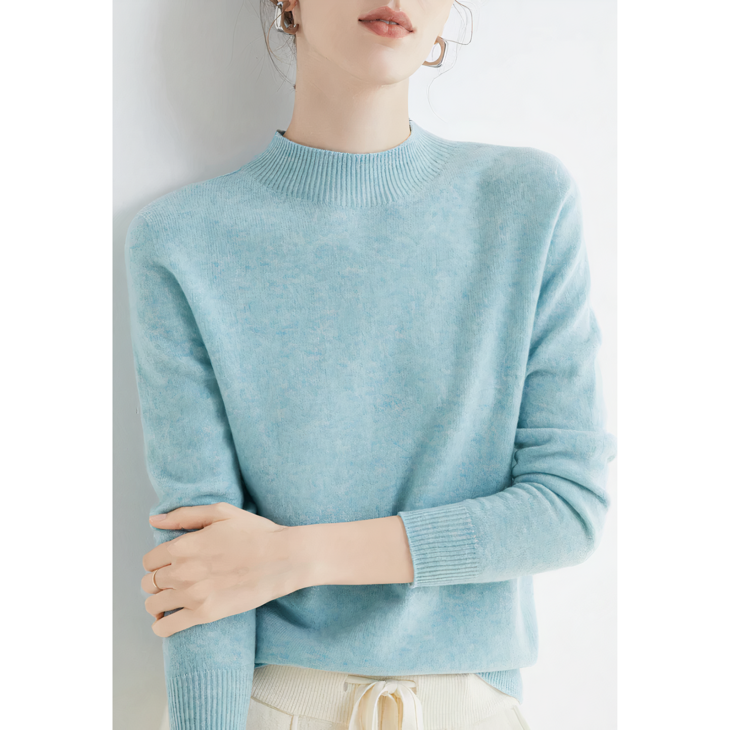 Maëlys - Pull col roulé classique