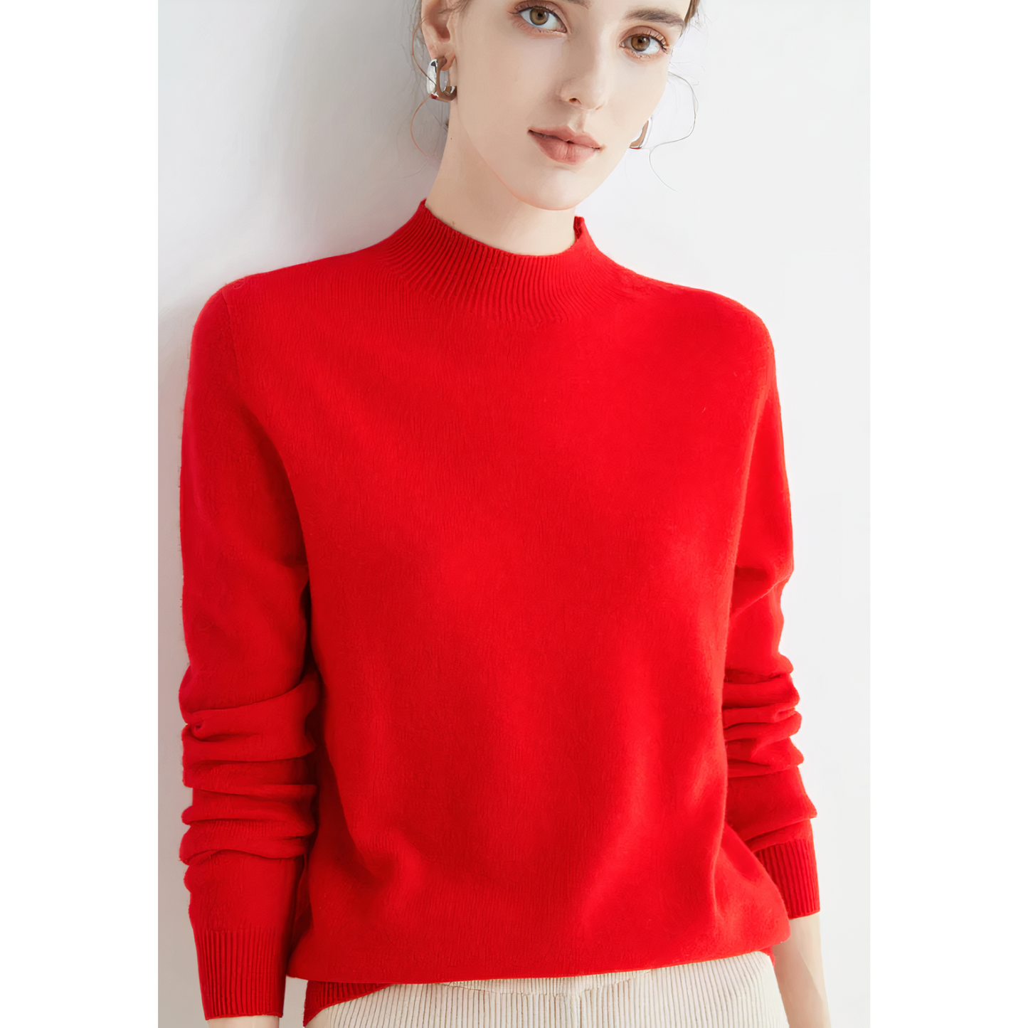 Maëlys - Pull col roulé classique