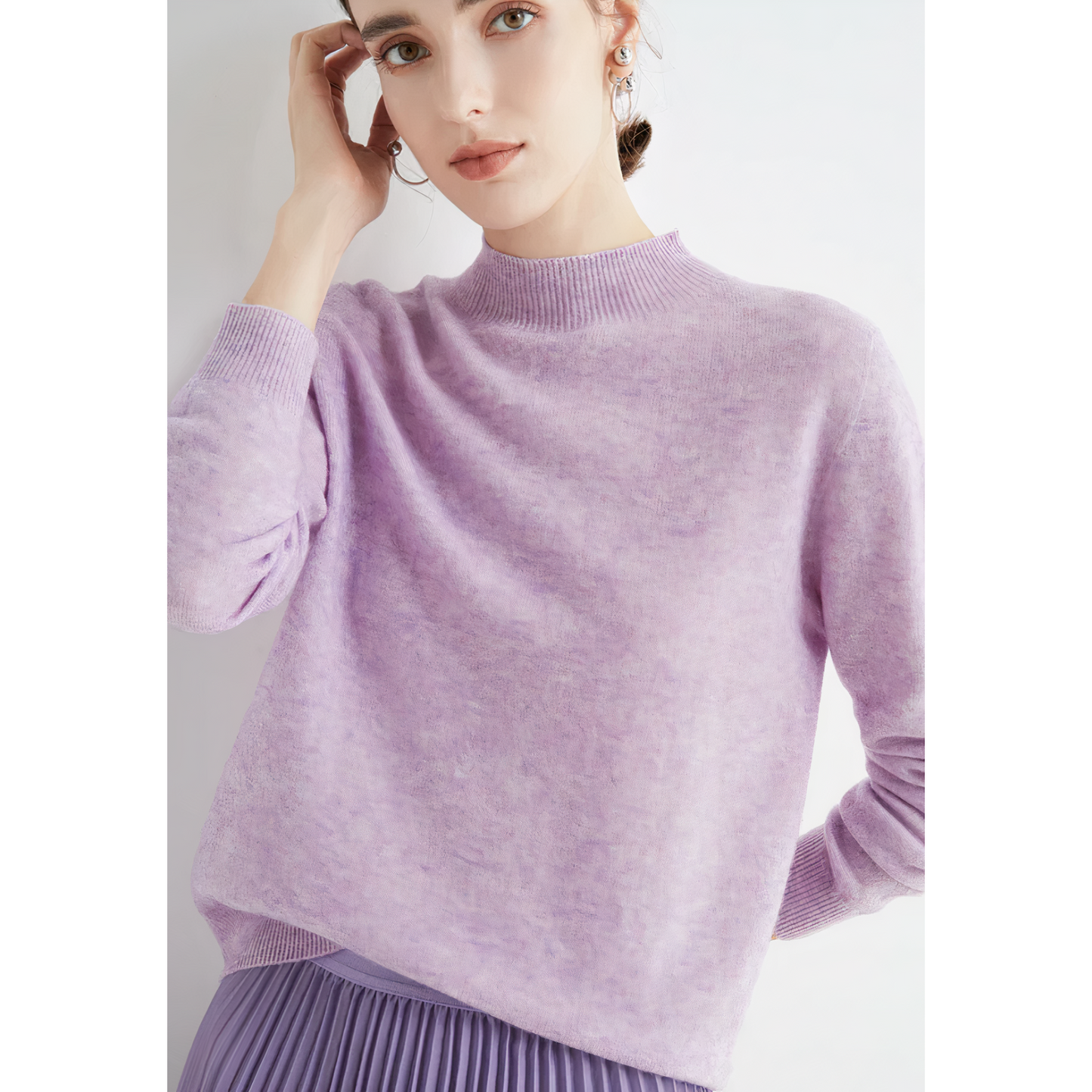 Maëlys - Pull col roulé classique