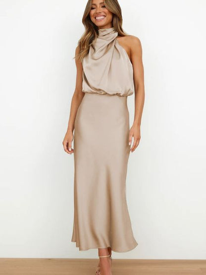 Chloé - Robe en satin élégante pour toutes les occasion