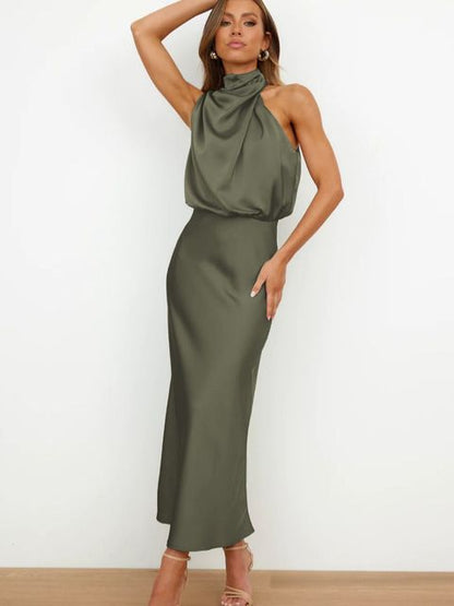 Chloé - Robe en satin élégante pour toutes les occasion