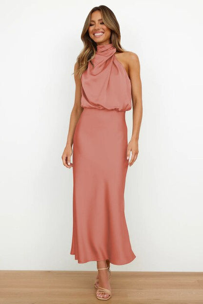 Chloé - Robe en satin élégante pour toutes les occasion