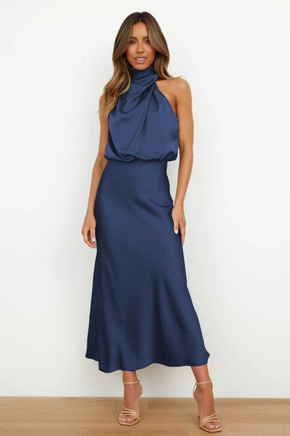 Chloé - Robe en satin élégante pour toutes les occasion