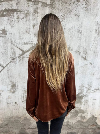 Sidonie - Chemise en Velours