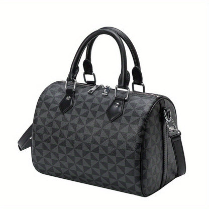 Leora - Sac à Bandoulière et Sac à Main Vintage Mode avec Motif Géométrique