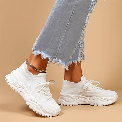 Amandine - Baskets slip-on tricotées