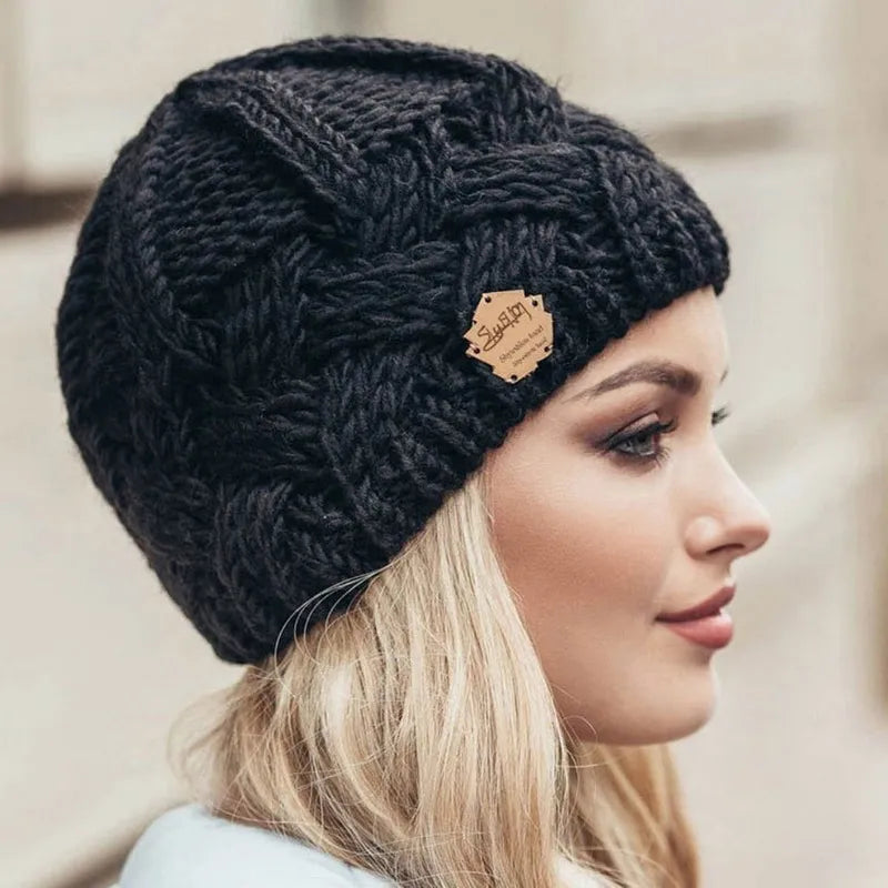 Frédérique - Bonnet tricoté de luxe