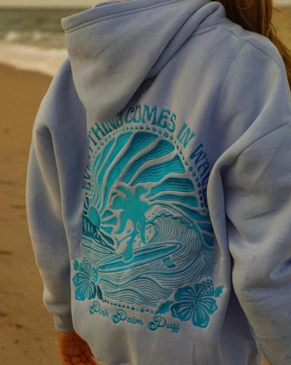 Marine - Hoodie tropicale élégante