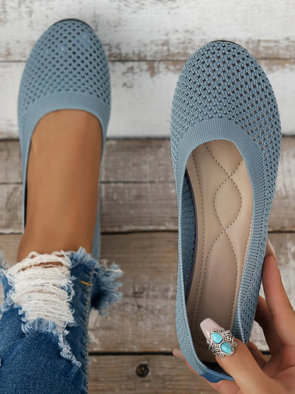 Sophia - Ballerines en Tissu Mesh Légères et Respirantes avec Semelle à Soutien Supplémentaire pour l'Été