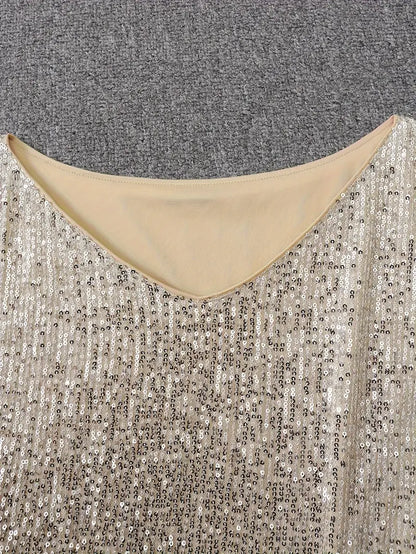 Isabella - Robe à Sequin Décolleté