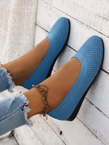Sophia - Ballerines en Tissu Mesh Légères et Respirantes avec Semelle à Soutien Supplémentaire pour l'Été