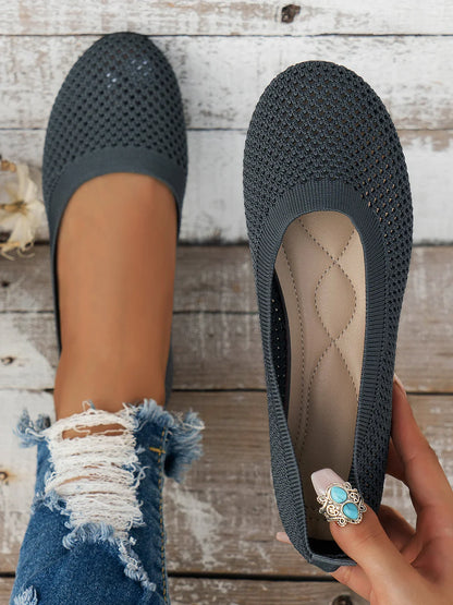 Sophia - Ballerines en Tissu Mesh Légères et Respirantes avec Semelle à Soutien Supplémentaire pour l'Été