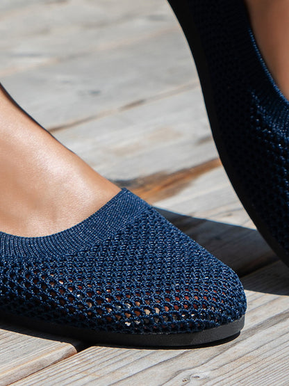 Sophia - Ballerines en Tissu Mesh Légères et Respirantes avec Semelle à Soutien Supplémentaire pour l'Été