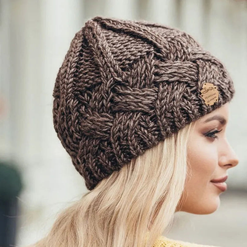 Frédérique - Bonnet tricoté de luxe