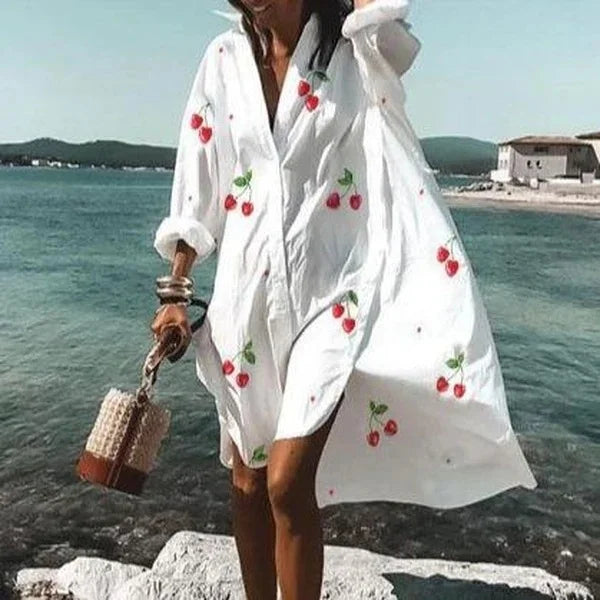 Alma - Robe Chemise de Plage Tendance et Légère