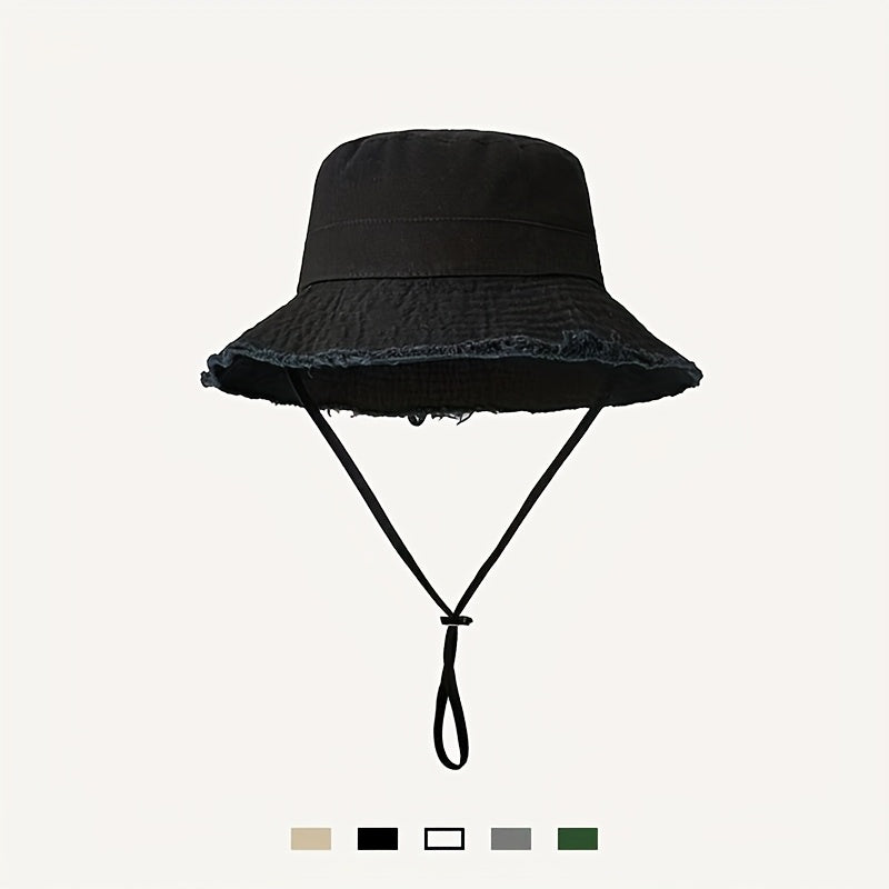 Zora - Chapeau de soleil tendance pour l'été avec cordon de serrage ajustable