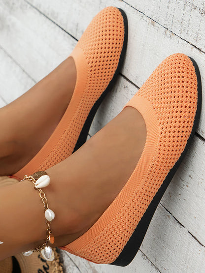 Sophia - Ballerines en Tissu Mesh Légères et Respirantes avec Semelle à Soutien Supplémentaire pour l'Été
