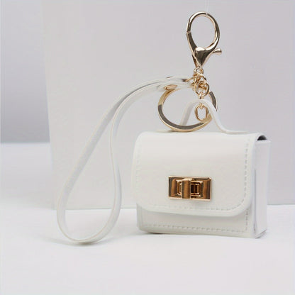 Manon - Porte-clés Sac en Cuir avec Fermeture à Boucle