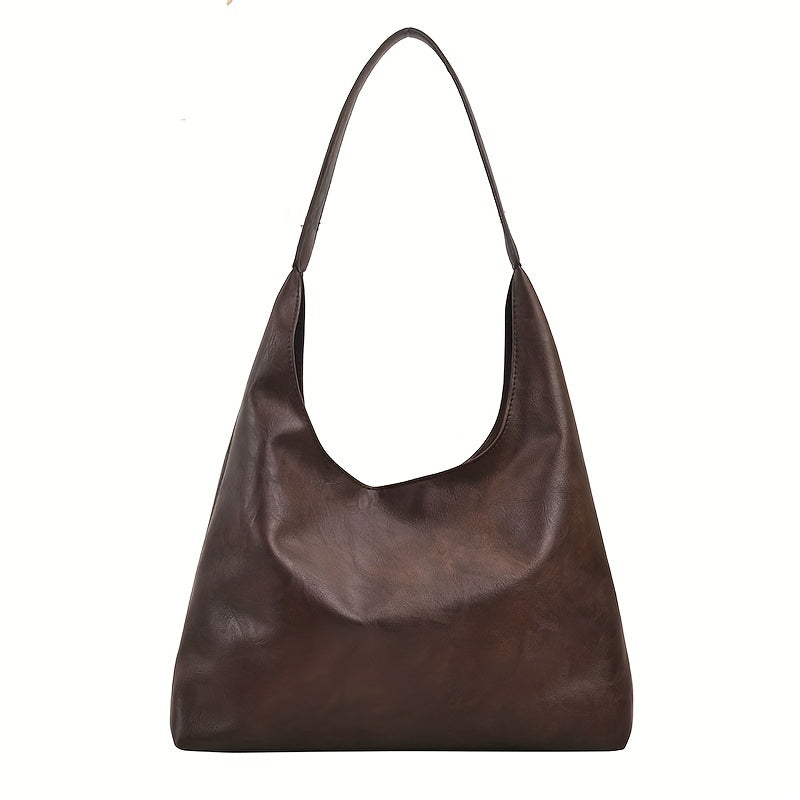 Vespera - Sac à bandoulière au design rond bohème chic en simili cuir