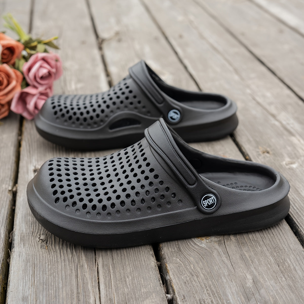 Elara - Sabots orthopédiques tendance et confortables en EVA, avec semelle épaisse et perforations respirantes