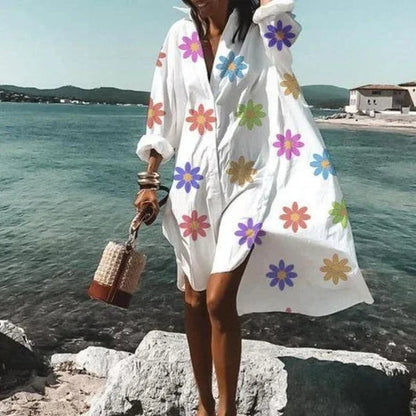 Alma - Robe Chemise de Plage Tendance et Légère