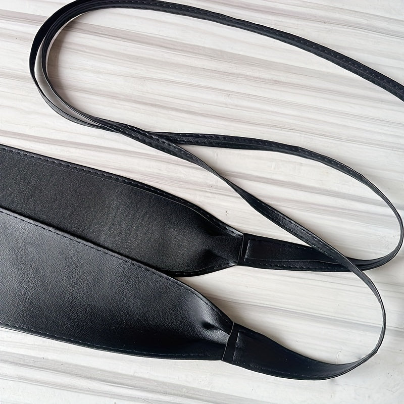 Juliette - Ceinture Large en Cuir Vegan, Modèle Tendance, Adaptable à Toutes les Tailles