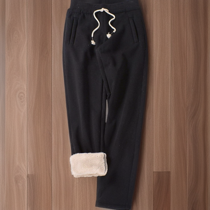 Celtine - Pantalon de Jogging Chaud avec Poches Zippées pour Femme