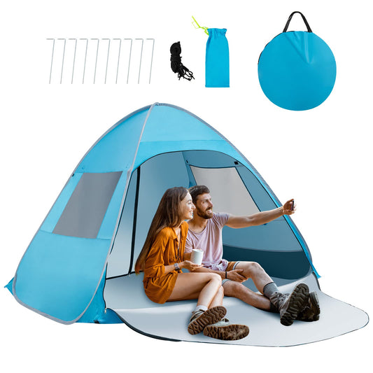 Mason - Tente Pop-Up Prête en 1 Minute Protection Solaire pour la Plage les Vacances et les Festivals