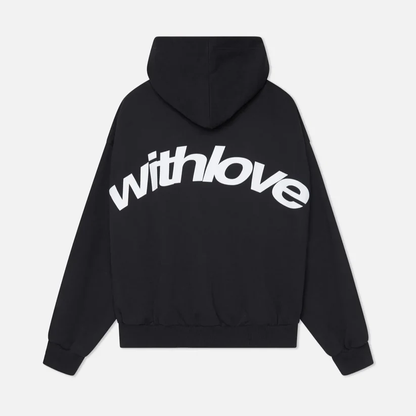 Dean - Sweat à capuche graphique avec imprimé "With Love"