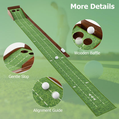 John - Set de Golf Intérieur Pliable avec 3 Troux