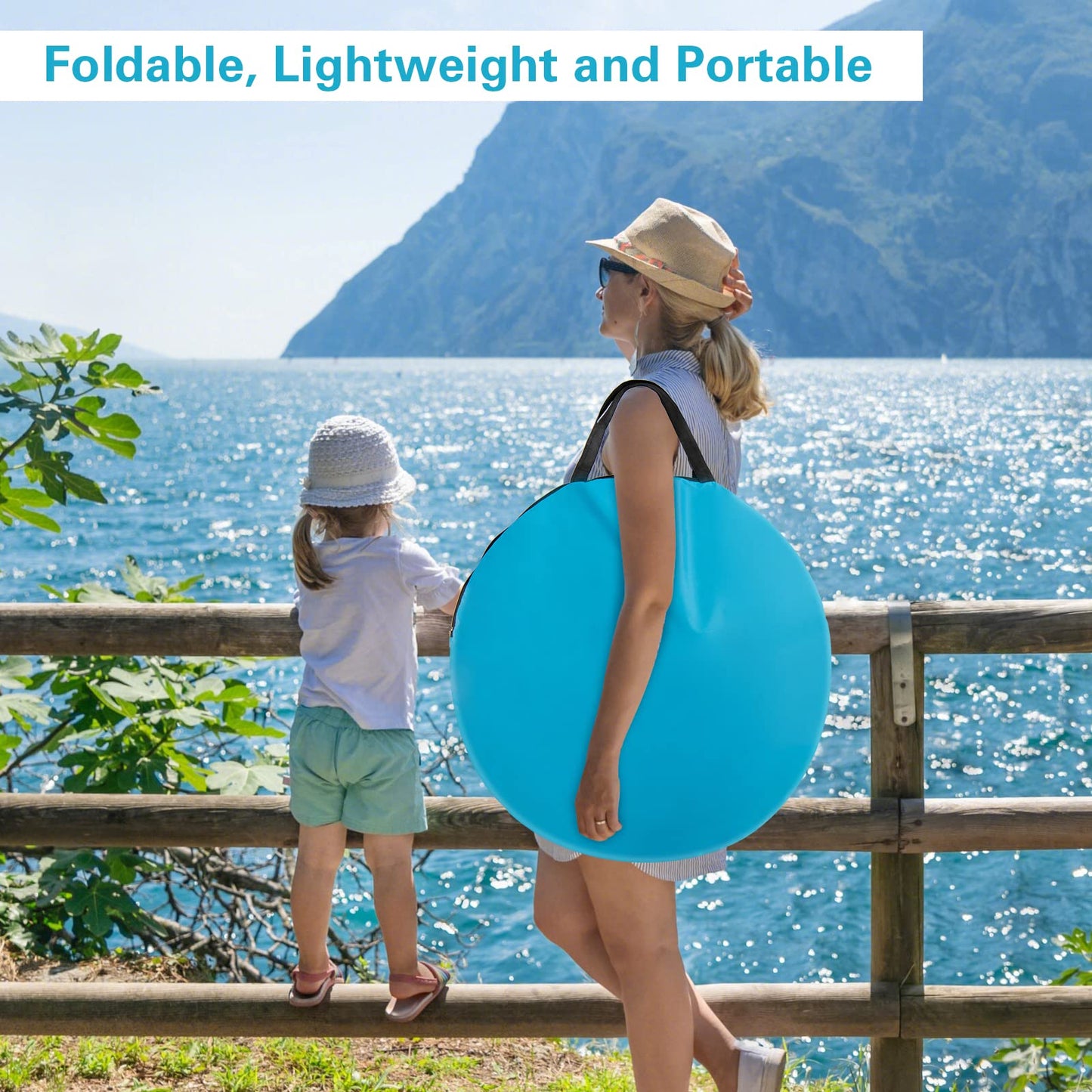 Mason - Tente Pop-Up Prête en 1 Minute Protection Solaire pour la Plage les Vacances et les Festivals