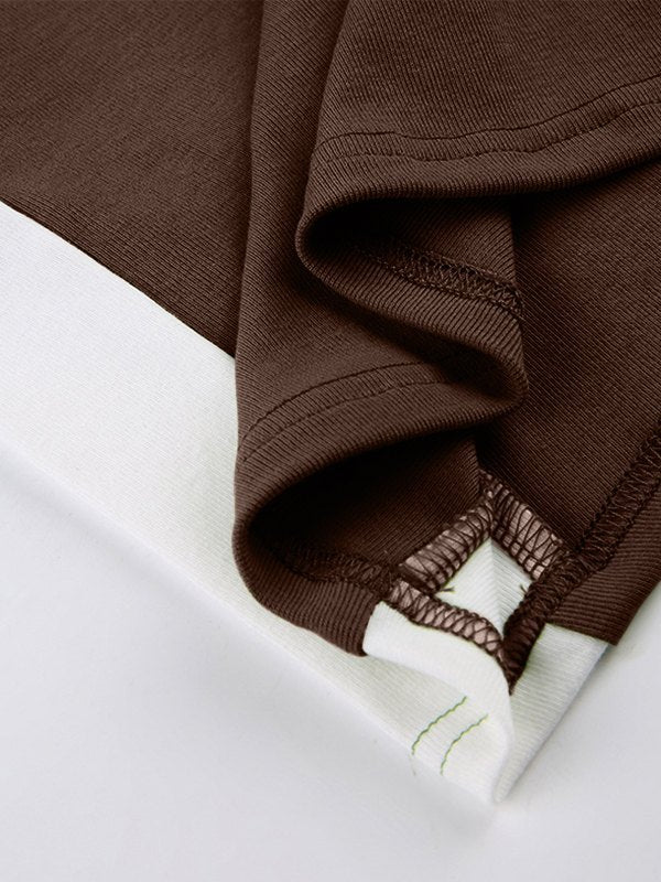 Élixane - Crop Top Vintage Sans Manches pour Femme Avec Liserés Blancs