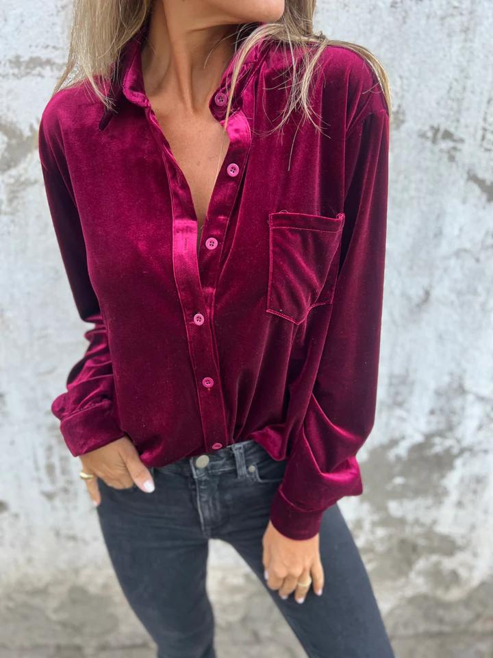 Sidonie - Chemise en Velours