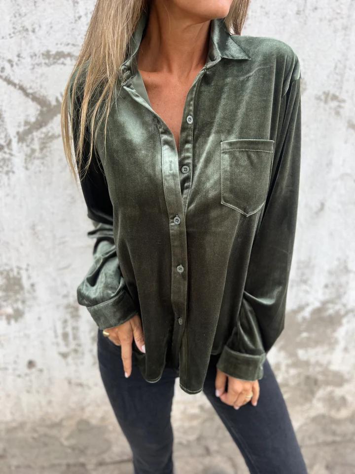 Sidonie - Chemise en Velours