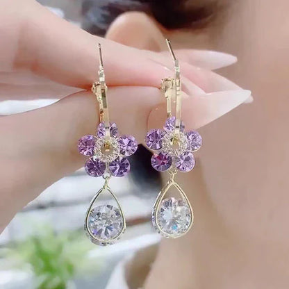 Anaïs - Boucles d'oreilles en cristal | 1+1 GRATUIT