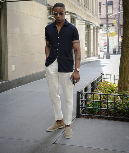 Noah - Mocassins Vintage en Cuir pour Homme