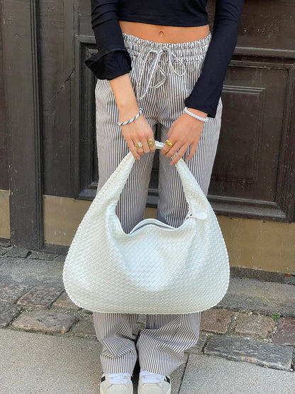 Sendra - Sac hobo en cuir tressé