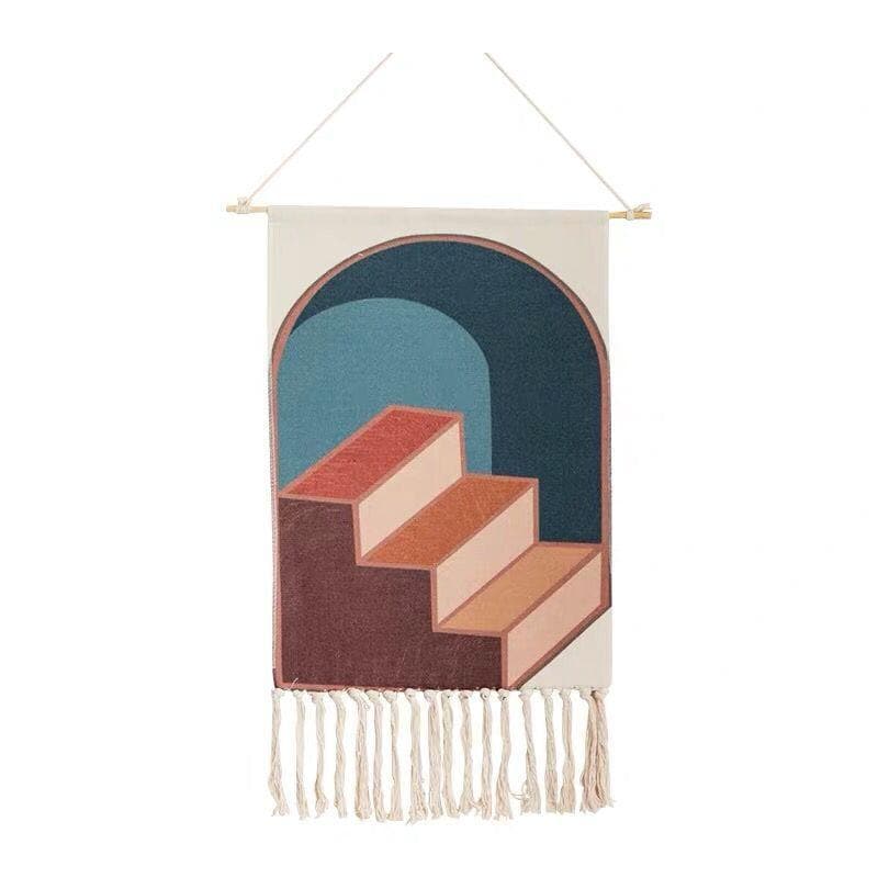 Traméa - Tapisserie Murale en Coton Tissé à la Main
